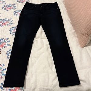 AG Farrah Ankle high rise skinny in blue above